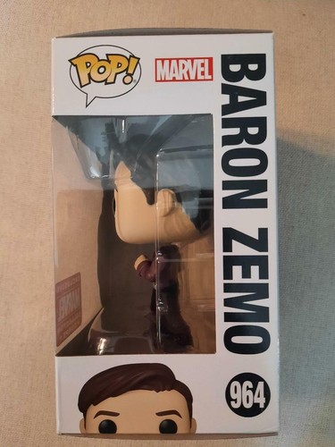 BARON ZEMO #964 FALCON WINTER FUNKO POP MARVEL COLLECTOR CORPS DISNEY PLUS NEW - Picture 3 of 6