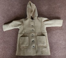 Baby Gap Toddler Tan Faux Suede/Sherpa Coat with Hood Girl Boy Size 2 Years