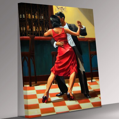 Salsa Tänzer Romantisch Leinwandbild Wandbild Bild