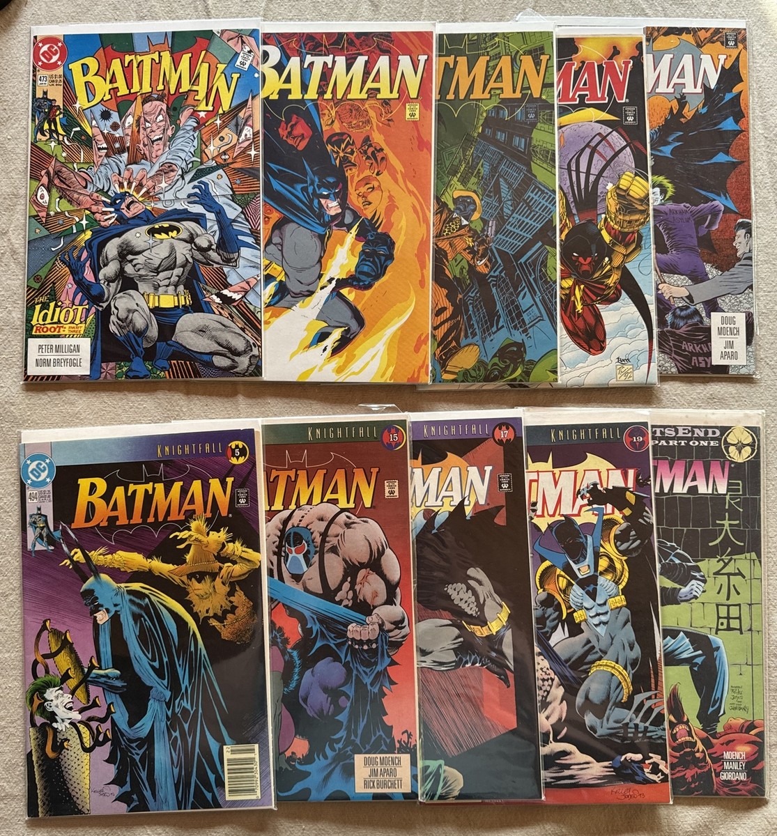 Batman #473, 484-485, 488, 491, 494, 498-500, 509, DC Comics