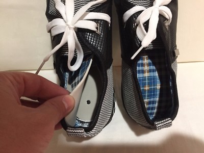SHOENS Mens Oxford Shoes Loafer Casual Sneakers Black White Plaid SHOENS Mens Oxford Shoes Loafer Casual Sneakers Black White  main image 4