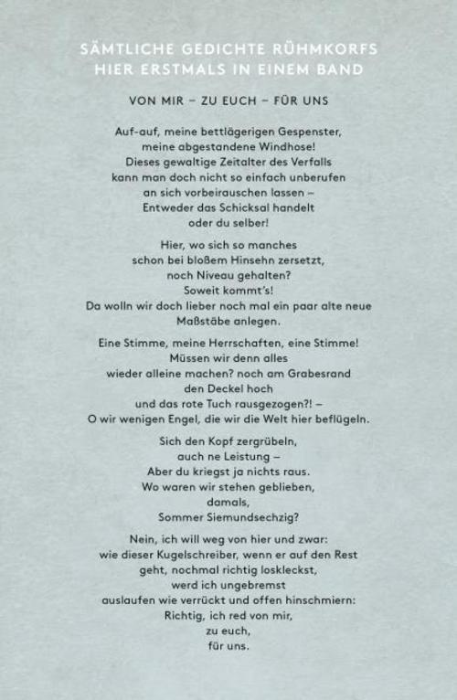 Thumbnail - Sämtliche Gedichte 1956 - 2008 Peter Rühmkorf