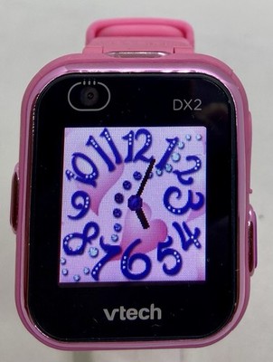 vtech Kidizoom DX2 Smartwatch Pink Games Time Charge W/Common USB Cable - Nice!