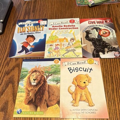 Lot of 5 Children's Books - I Can Read! Early Readers Ages 4-8 Paperback