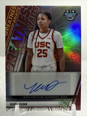 2025-26 Bowmans Best U - Greatness Awaits Refractor AUTO #GA-KD Kara Dunn