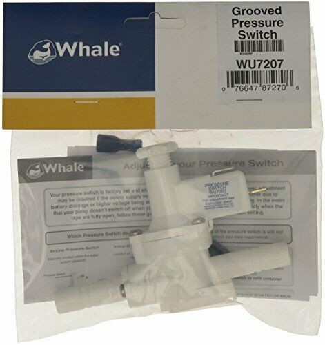 Whale Pressure Switch, White - WU7207