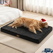 Orthopedic Dog Bed High-Density Foam Cozy Sleep Non-Skid Bottom Pet Comfort New