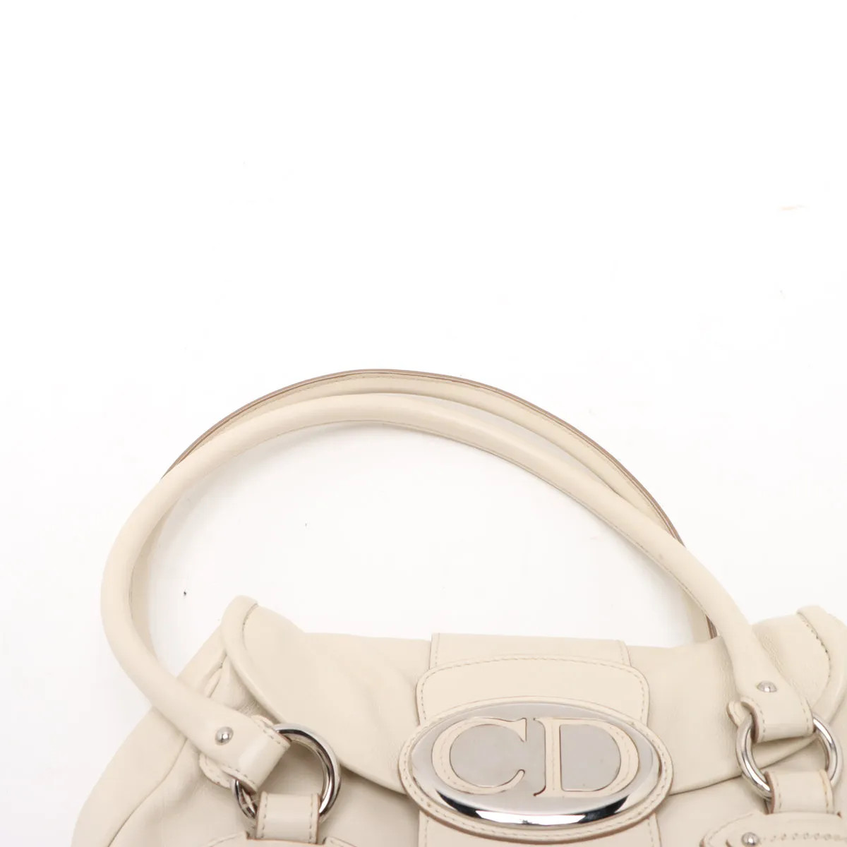 Christian Dior Leather Shoulder bag White - # image 6