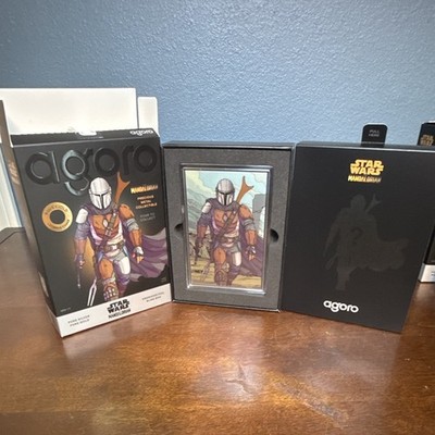 Agoro Star Wars The Mandalorian 5gr .999 Silver foil TIER 1 OPEN BOX #282
