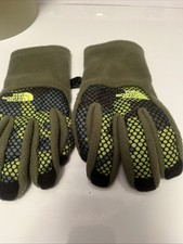 The North Face Youth Denali Etip Glove Size S Kids Green Camo Winter Gloves