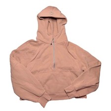 Lululemon Scuba Oversized Half-Zip Hoodie Pink Clay Size M/L