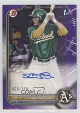 2022 Bowman Paper Prospect Purple Border 60/250 Shane Mcguire #PPA-SM Auto 0b2