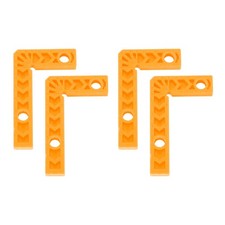 4Pcs Corner Clamp 90 Degree Right 3 Inch Angle Clamp, Yellow