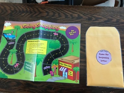 Going Shopping beginning sounds teacher game resources kindergarten