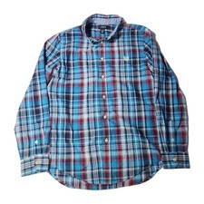 Ralph Lauren CHAPS Boys' Long Sleeve Button Up Dress Shirt, Size XL 18-20