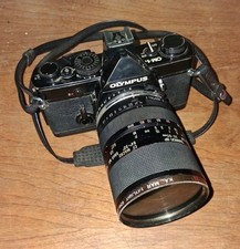 Vintage Olympus OM-1 35mm SLR camera Tamron CF Macro 35-80mm lens Zuiko 2008735