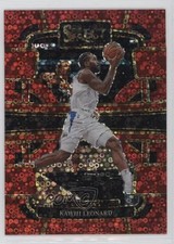 2023-24 Panini Select Concourse Red Disco Prizm 29/49 Kawhi Leonard #24 hs9