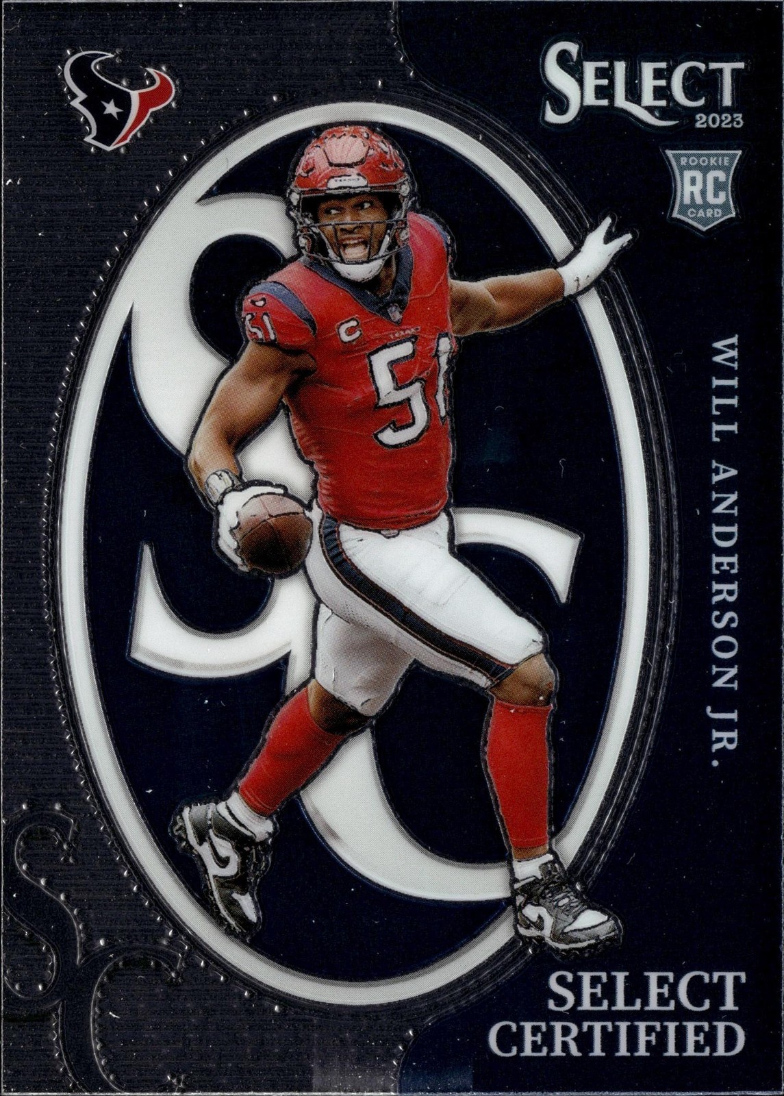 2023 Panini Select Select Certified Rookies Will Anderson Jr. Card #CRO-WAN