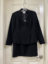 collection for Le Suit women black 2- piece skirt suits size 12P