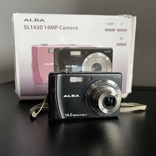 Alba SL1430 14.0MP Compact Digital Camera Black Tested Working Boxed