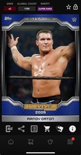 DIGITAL TOPPS WWE SLAM Randy Orton SURVIVOR SERIES SR BLUE SOLE SURVIVORS Read