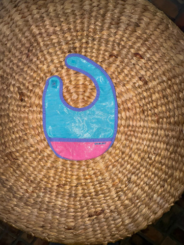 Gymboree vintage 1992 93 94 95 rainbow tag BIB with Pocket 0 3 6 12 18 24 m