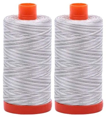 Silver Moon 4060 Variegated Mako Cotton Thread 50WT 1422 Yards Sewing 2 PCS