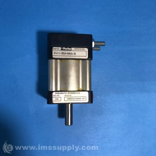Parker PV11-180A-BB2L-B Rotary Actuator, 150 Max PSI USIP