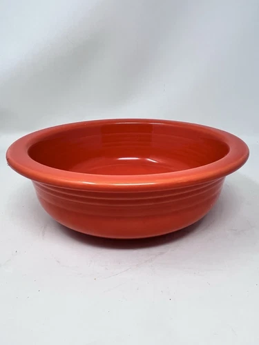 Fiesta Ware Homer Laughlin Poppy Individual Pasta Bowl 8 1/4” Inv#23