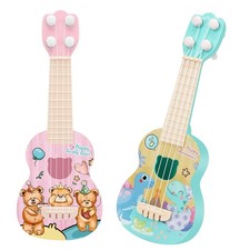 Toddler Ukulele Guitar Toy Cartoon Mini 4 Strings Kids Children Educational