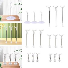 3x Doll Display Stand Portable Support Rack for Collection Home Organization