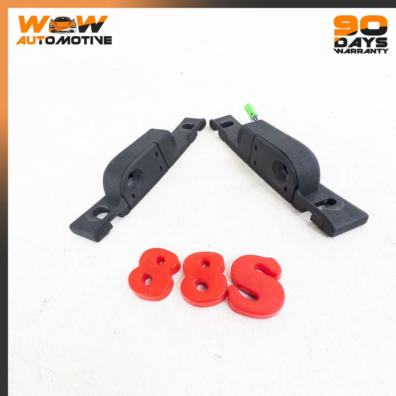 05-13 CHEVROLET CORVETTE C6 FRONT LEFT RIGHT FOLDING TOP RAIL LATCH STRIKERS OEM