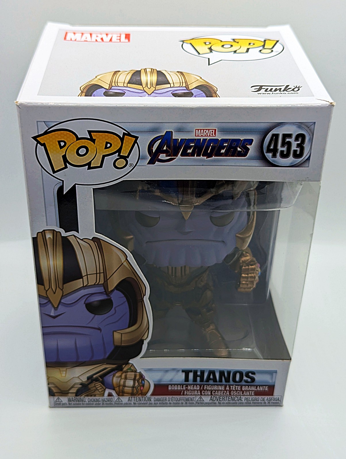 THANOS - MARVEL THE AVENGERS 2019 FUNKO POP #453 FIGURE