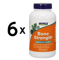 6 X NOW Foods Bone Strength - 240 Caps (111,10 Eur/Kg)