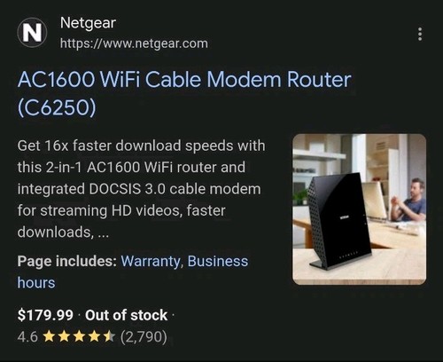 Netgear Wifi Modem Router - Zdjęcie 7 z 7