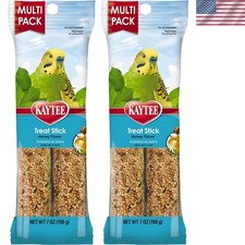 Forti-Diet Honey Pet Bird Treat Sticks for Parakeets - 2 Bars, 14 oz Total