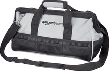Durable Wear-Resistant Base, Tool Large Standard Bag with Strap, 16 Inch, Black 