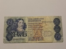 South Africa. 2 Rand Banknote. 1980 s