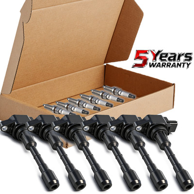 6X Ignition Coil & 6X Iridium Spark Plug fits Nissan Murano Maxima V6 3.5L UF550