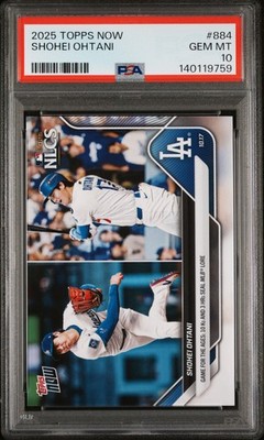 2025 TOPPS NOW #884 SHOHEI OHTANI PSA 10 | eBay