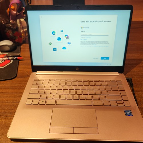 HP Laptop 14-cf2112wm 14" Celeron N4120 1.1GHz 4GB RAM 64GB SSD PINK