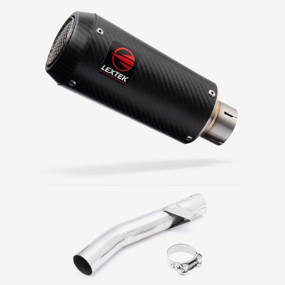 Lextek CP9C Exhaust 180mm with Link Pipe for Yamaha FZS 600 Fazer (97-03)