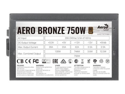Aerocool 750w 80+ Bronze