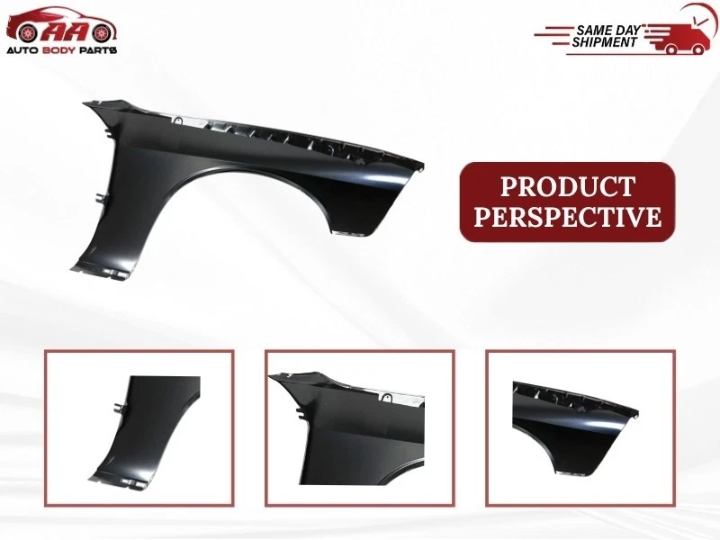 Левосторонняя передняя панель крыла для Dodge Challenger 2008-2023 годов выпуска из грунтованной стали - Изображение 3 из 4