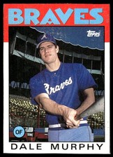 Dale Murphy 1986 Topps #M Atlanta Braves MLB READ FREE SHIPPING AutographDen
