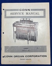 Original Conn Organ Service Manual / Minuet 460 Type 1 -- CS1