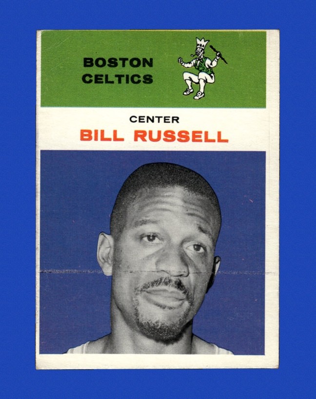 1961-62 Fleer Set-Break # 38 Bill Russell VG-VGEX (crease) *GMCARDS*