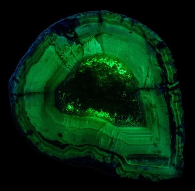 Achat - Soledade - Rio Grande do Sul - Brasilien - UV-Aktiv (254nm)