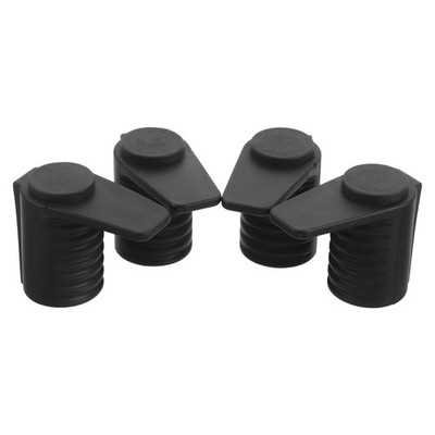 4 Sets Non-Slip Rubber Sleeve for Piano Keyboard Stand: Tube End Cap Sleeves