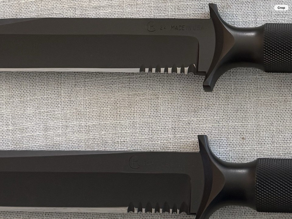 Chris Reeve Knives Project I & II Fixed Blade A2 Drop Point Aluminum ...